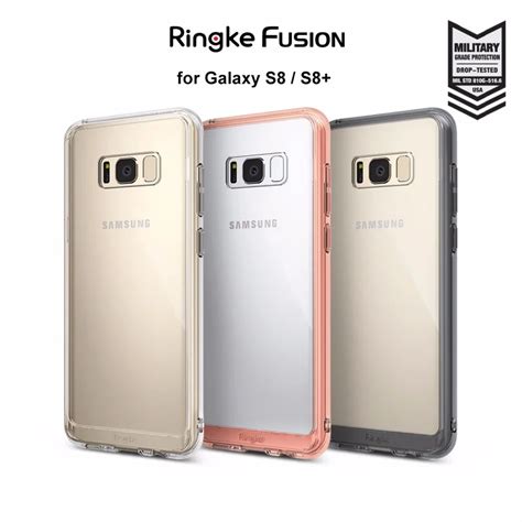 Ringke Fusion Case for Samsung Galaxy S8 Plus, Clear PC 